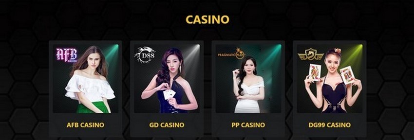 Sảnh chơi casino trực tuyến có đầy đủ trò chơi bài phổ biến